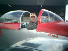 Happy test pilot.