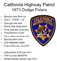 Car show placard.